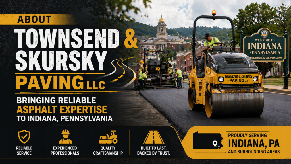 About Townsend & Skursky Paving LLC: Bringing Reliable Asphalt Expertise to Indiana, Pennsylvania